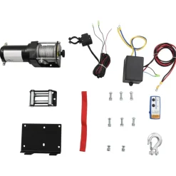 Manutention De Matériaux-vidaXL Treuil électrique 12 V 1360 kg avec télécommande sans fil