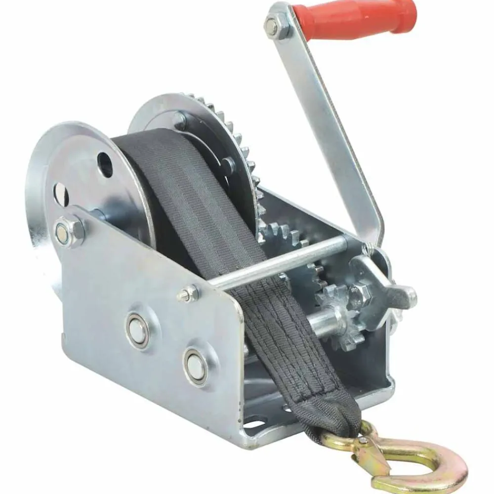vidaXL Treuil manuel avec sangle 1130 kg