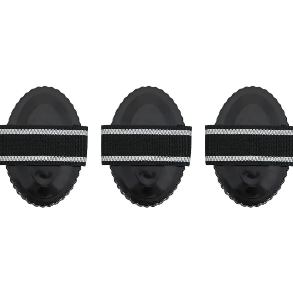 Loisirs De Plein Air-vidaXL Étrilles 3 pcs noir acier