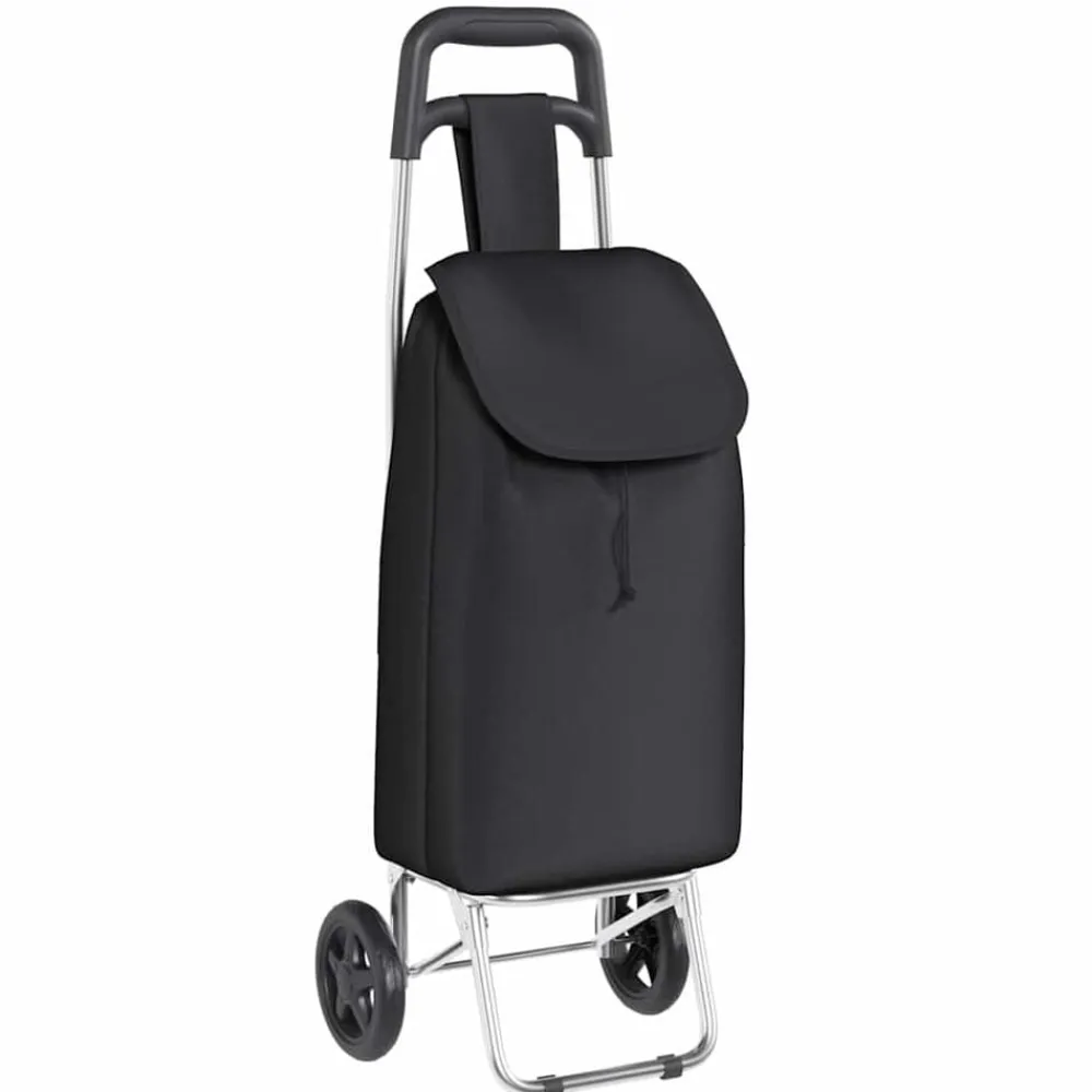 Bagages & Maroquinerie-vidaXL Trolley de shopping 35 x 28 x 92 cm Tissu Oxford Noir