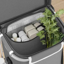 vidaXL Trolley de shopping 36,5 x 46,5 x 100,5 cm Tissu Oxford