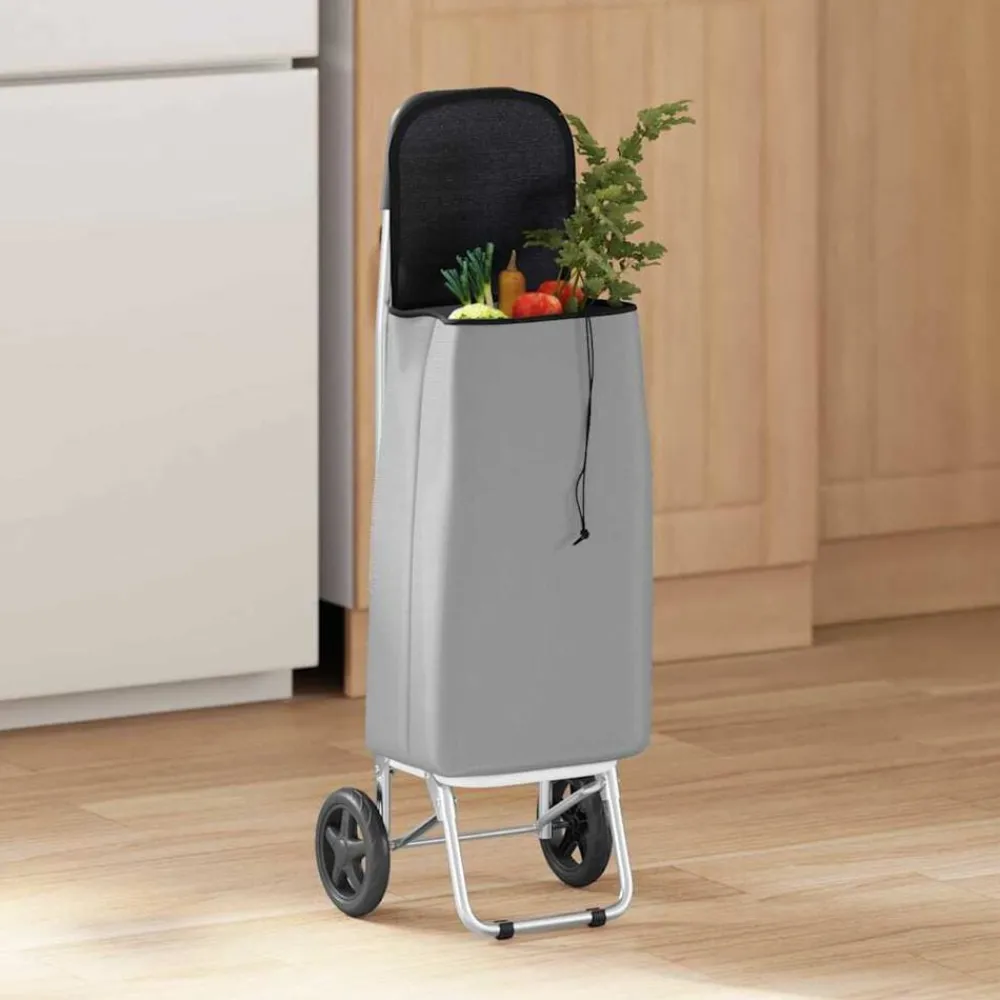 vidaXL Trolley de shopping 35 x 28 x 92 cm Tissu Oxford