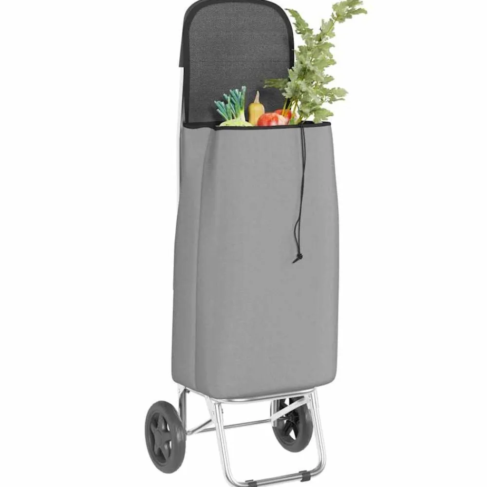 vidaXL Trolley de shopping 35 x 28 x 92 cm Tissu Oxford