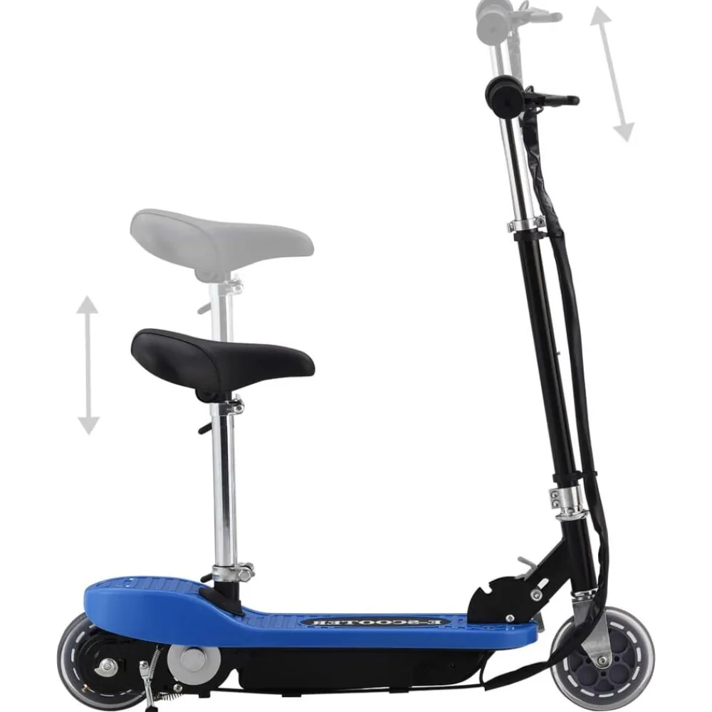 vidaXL Trottinette électrique avec siège 120 W