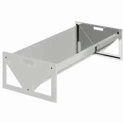 vidaXL Trough d'alimentation pour le bétail Argent 108 x 50 x 28 cm