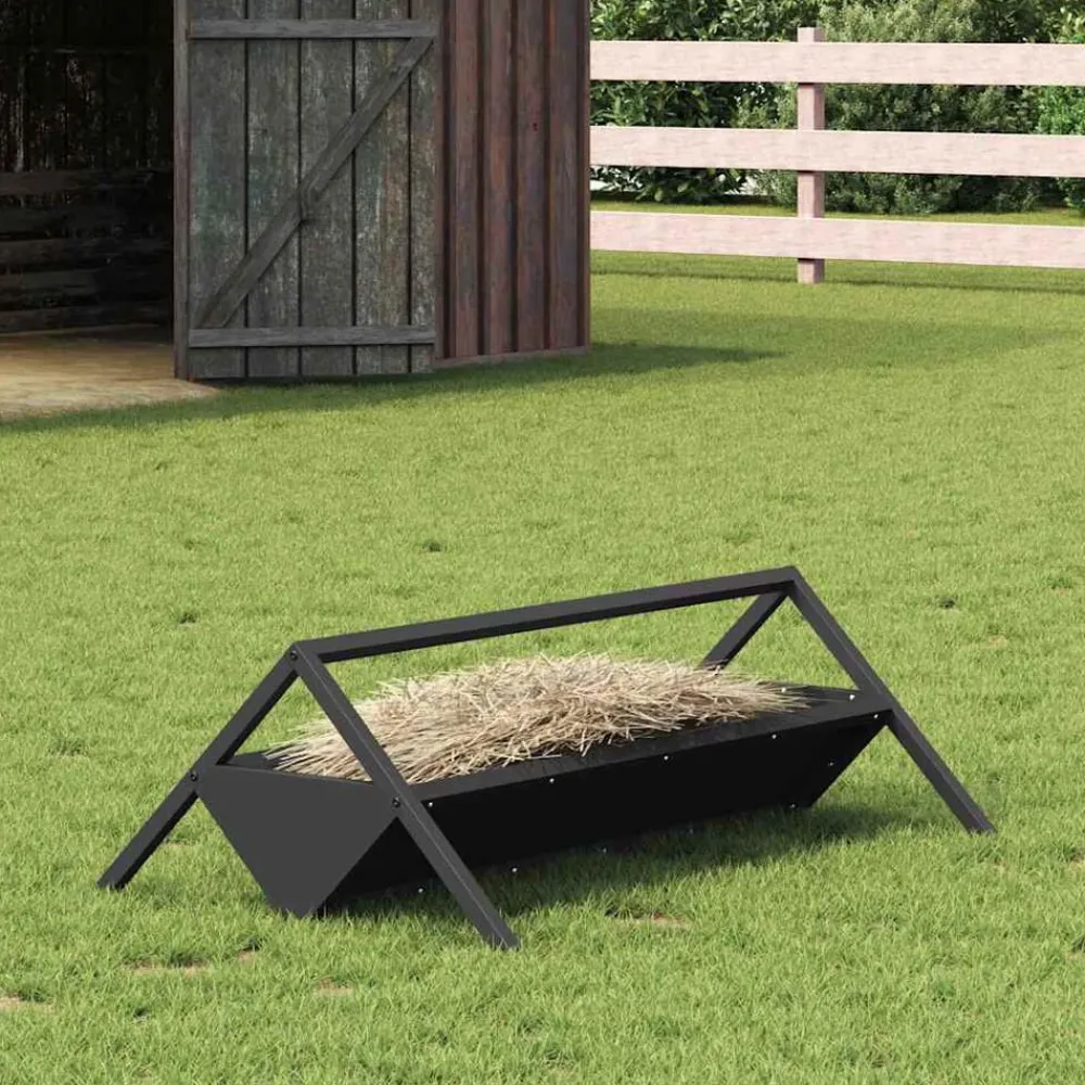 vidaXL Trough d'alimentation pour le bétail 111 x 76 x 38 cm