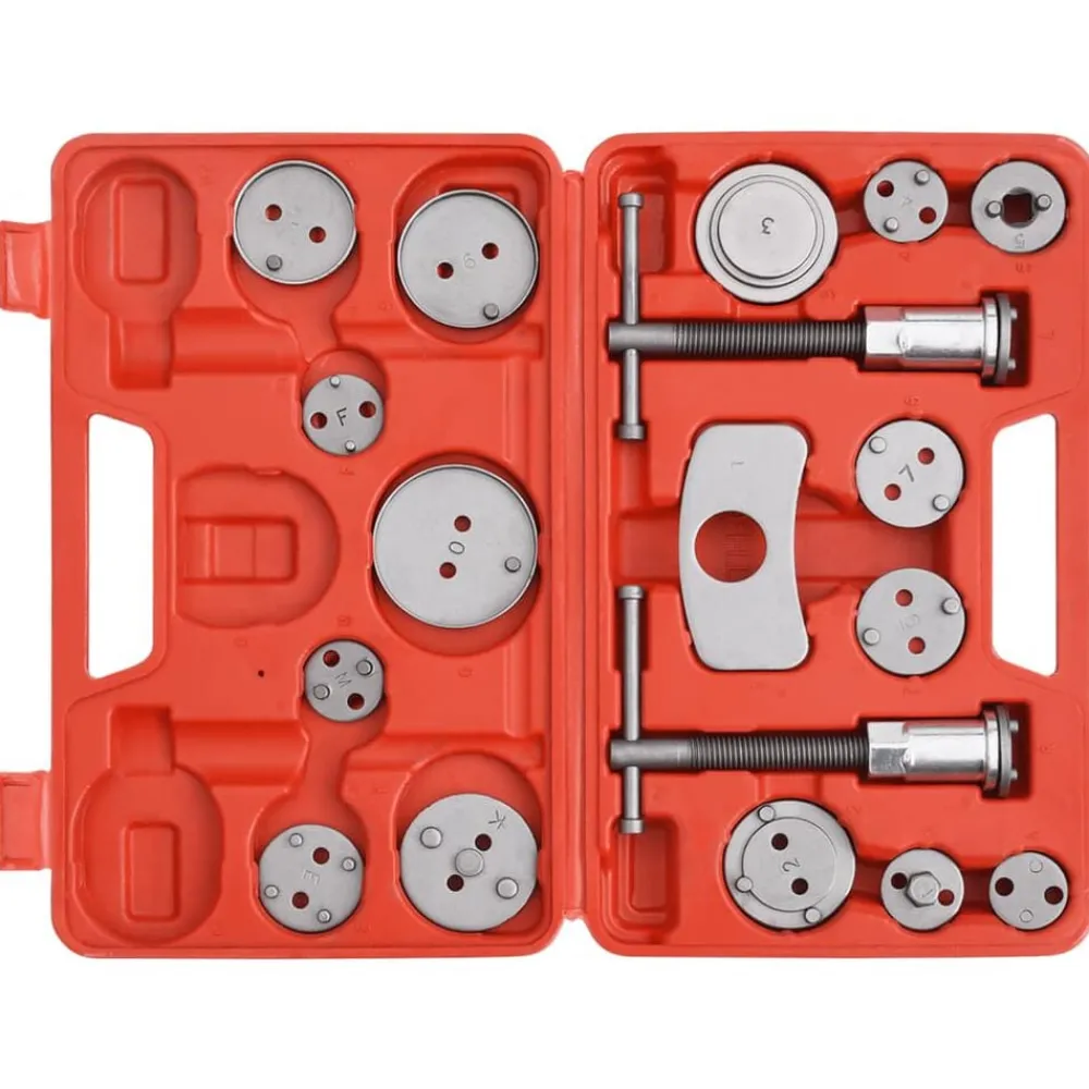 vidaXL Trousse à outils pour étriers de freins à disque 18 pcs