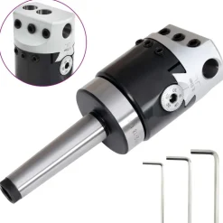 vidaXL Tête d'alésage 50 mm et tige de perçage MT2 de fraisage à tour