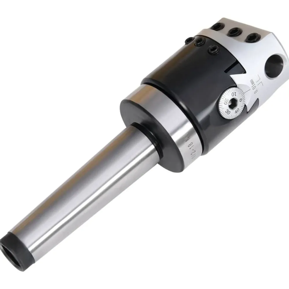 vidaXL Tête d'alésage 50 mm et tige de perçage MT3 de fraisage à tour
