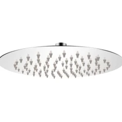 Plomberie-vidaXL Tête de douche plongeante ronde en acier inoxydable 20 cm