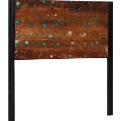Lits & Accessoires-vidaXL Tête de lit 100 cm bois massif récupéré et fer