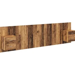 vidaXL Tête de lit avec armoire 3 pcs Bois d'ingénierie