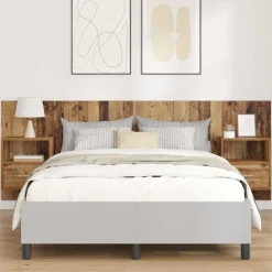 vidaXL Tête de lit avec armoire 3 pcs Bois d'ingénierie