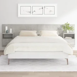 vidaXL Tête de lit avec armoires Bois d'ingénierie