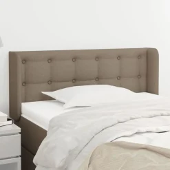 vidaXL Tête de lit avec oreilles 83x16x78/88 cm Tissu