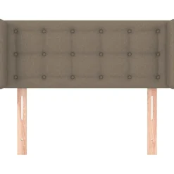 vidaXL Tête de lit avec oreilles 83x16x78/88 cm Tissu