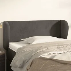 vidaXL Tête de lit avec oreilles 83x23x78/88 cm Velours