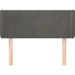 vidaXL Tête de lit avec oreilles 83x23x78/88 cm Velours