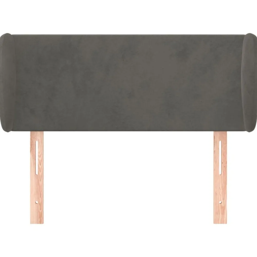 vidaXL Tête de lit avec oreilles 83x23x78/88 cm Velours