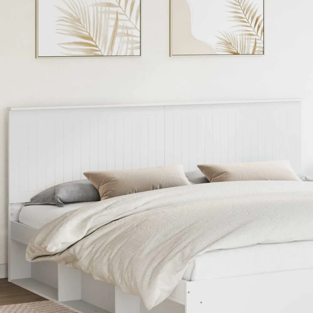 vidaXL Tête de lit avec tête de lit 200 cm Bois d'ingénierie