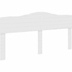 Lits & Accessoires-vidaXL Tête de lit 90 cm Bois d'ingénierie Blanc