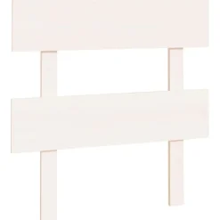 Lits & Accessoires-vidaXL Tête de lit 93,5x3x81 cm Bois massif de pin Blanc