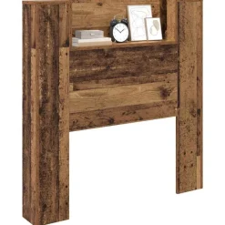 Lits & Accessoires-vidaXL Tête de lit 100 x 15 x 103,5 cm Bois d'ingénierie Bois ancien