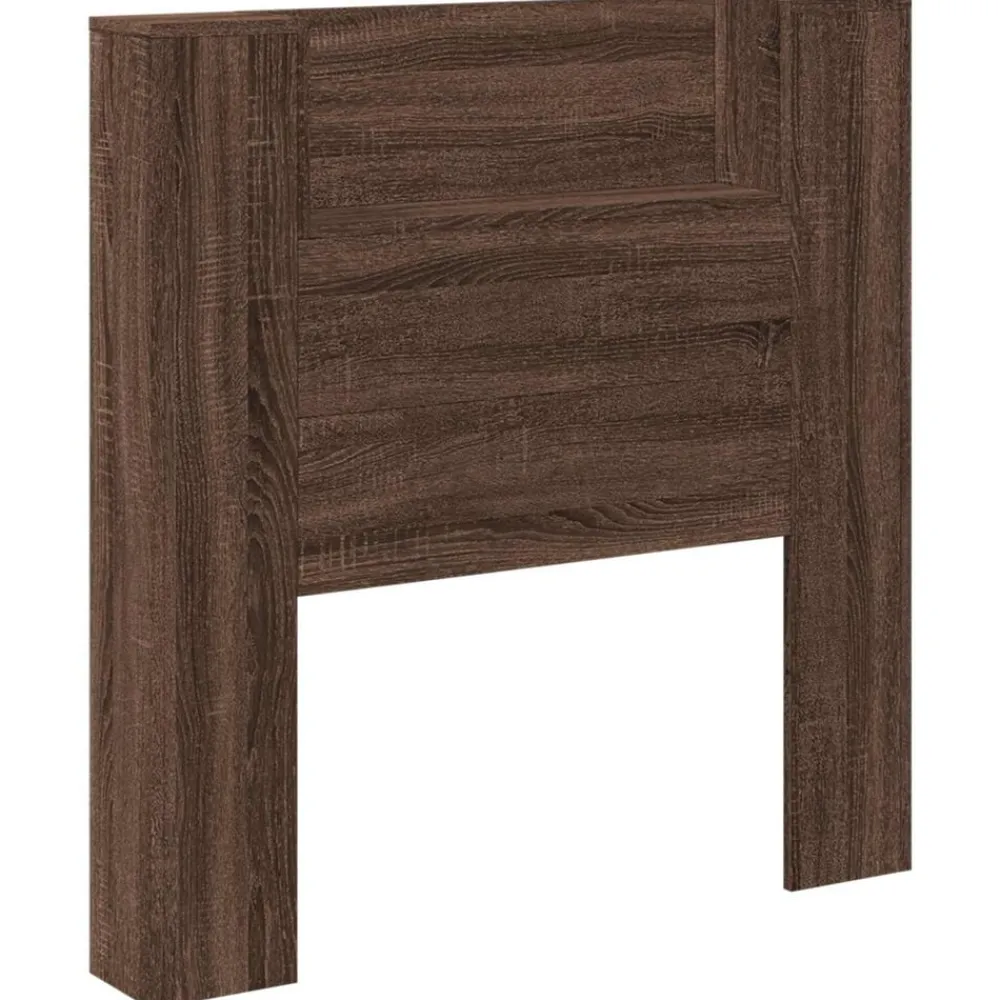 Lits & Accessoires-vidaXL Tête de lit Chêne brun 100 x 16,5 x 103,5 cm Bois d'ingénierie Chêne marron