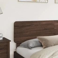 Lits & Accessoires-vidaXL Tête de lit Chêne brun 90 cm Bois d'ingénierie Ch&ecirc;ne brun
