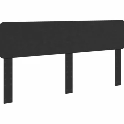 Lits & Accessoires-vidaXL Tête de lit Chêne 90 cm Bois d'ingénierie Noir