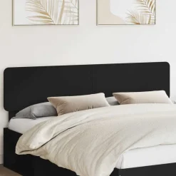 Lits & Accessoires-vidaXL Tête de lit Chêne 90 cm Bois d'ingénierie Noir
