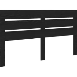 Lits & Accessoires-vidaXL Tête de lit Chêne noir 100 cm Bois d'ingénierie Chêne noir