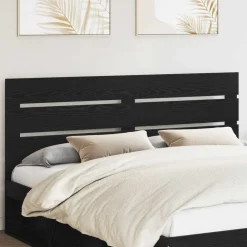 Lits & Accessoires-vidaXL Tête de lit Chêne noir 100 cm Bois d'ingénierie Ch&ecirc;ne noir