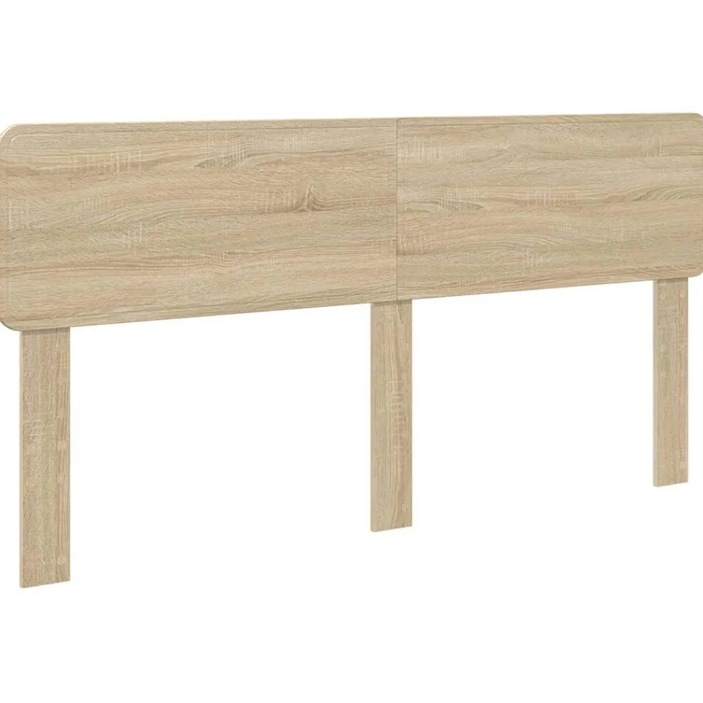 Lits & Accessoires-vidaXL Tête de lit Chêne Sonoma 90 cm Bois d'ingénierie Chêne sonoma