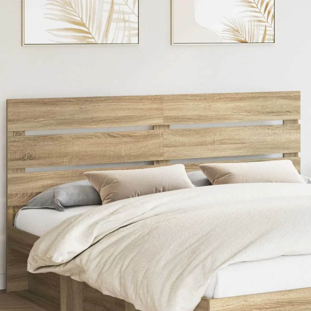 Lits & Accessoires-vidaXL Tête de lit Chêne Sonoma 100 cm Bois d'ingénierie Chêne sonoma