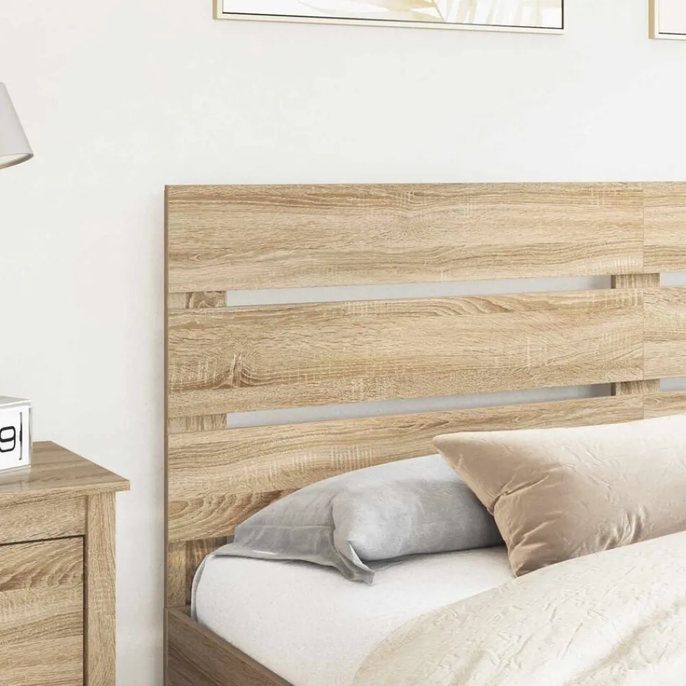 Lits & Accessoires-vidaXL Tête de lit Chêne Sonoma 100 cm Bois d'ingénierie Chêne sonoma