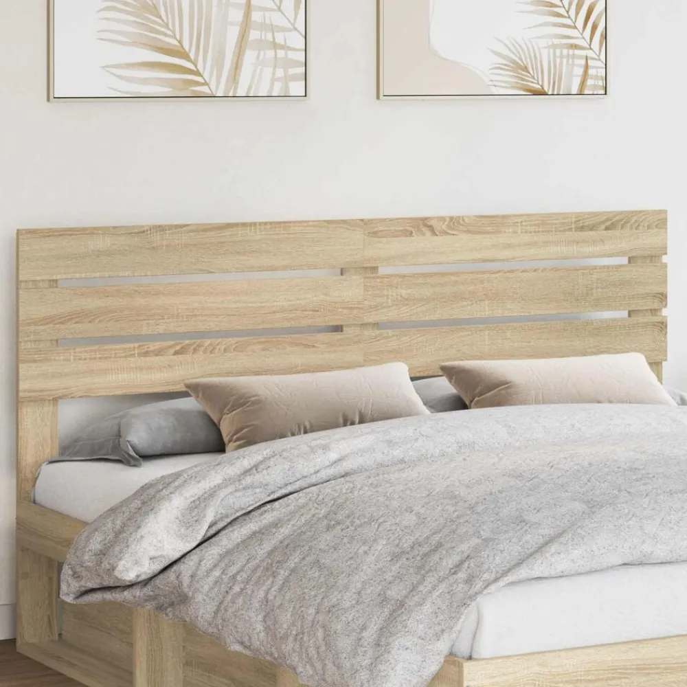 Lits & Accessoires-vidaXL Tête de lit Chêne Sonoma 100 cm Bois d'ingénierie Chêne Sonoma