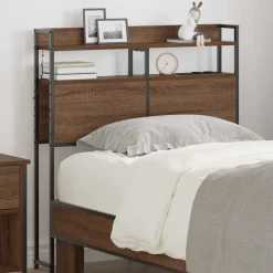 vidaXL Tête de lit de rangement Chêne marron 98 cm Bois d'ingénierie