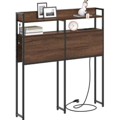 vidaXL Tête de lit de rangement Chêne marron 98 cm Bois d'ingénierie