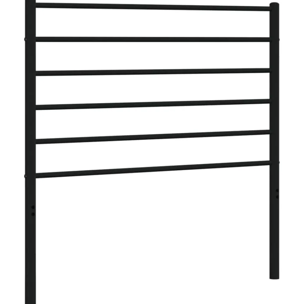 Lits & Accessoires-vidaXL Tête de lit de remplacement métal 80 cm Noir