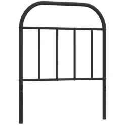 Lits & Accessoires-vidaXL Tête de lit de remplacement métal 75 cm Noir