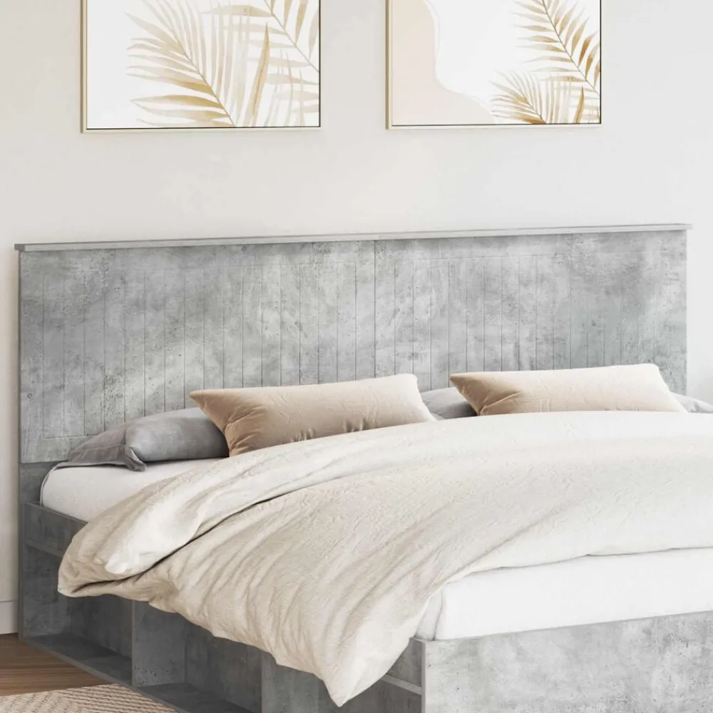 vidaXL Tête de lit 200 cm Bois d'ingénierie