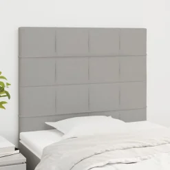 vidaXL Tête de lit 80x5x118/128 cm Tissu