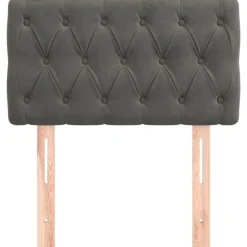 vidaXL Tête de lit 80x7x78/88 cm Velours