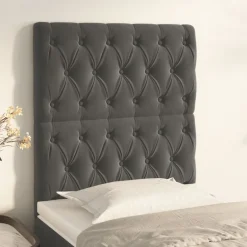 vidaXL Tête de lit 80x7x118/128 cm Velours