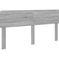Lits & Accessoires-vidaXL Tête de lit Gris Sonoma 90 cm Bois d'ingénierie Sonoma gris