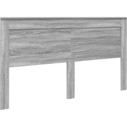 Lits & Accessoires-vidaXL Tête de lit Gris Sonoma 200 cm Bois d'ingénierie Sonoma gris