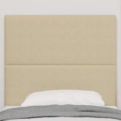 vidaXL Tête de lit Gris Vert Clair 80 cm Tissu en velours côtelé