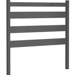 Lits & Accessoires-vidaXL Tête de lit 96x4x100 cm Bois massif de pin Gris