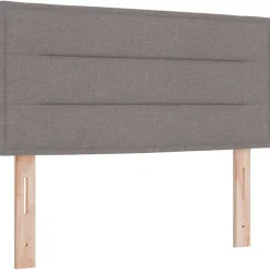 vidaXL Tête de lit LED avec bandes LED 80 cm tissu